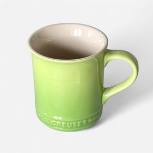Le Creuset Vancouver Mug in Palm 14 oz | Ombré Lime Green | Like New No Flaws